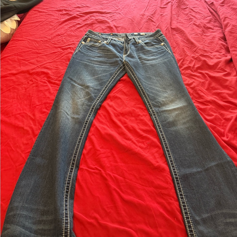 Miss Me Dark Blue Boot Cut Jeans